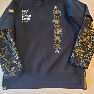 Aapes and Plant Earth long sleeve sweatshirt